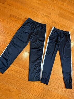 Lot of 2 Boys Large Athletic Track Pants Joggers Real Essentials Activewear
